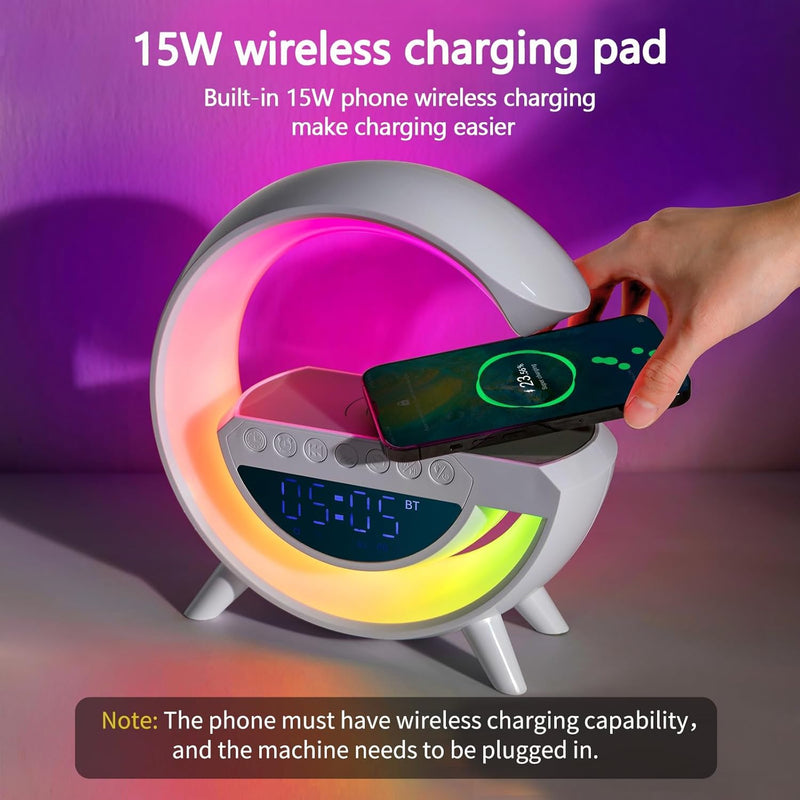 Led Wireless Charger Speaker